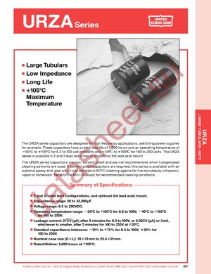 URZA100VH102U25X81LL datasheet  